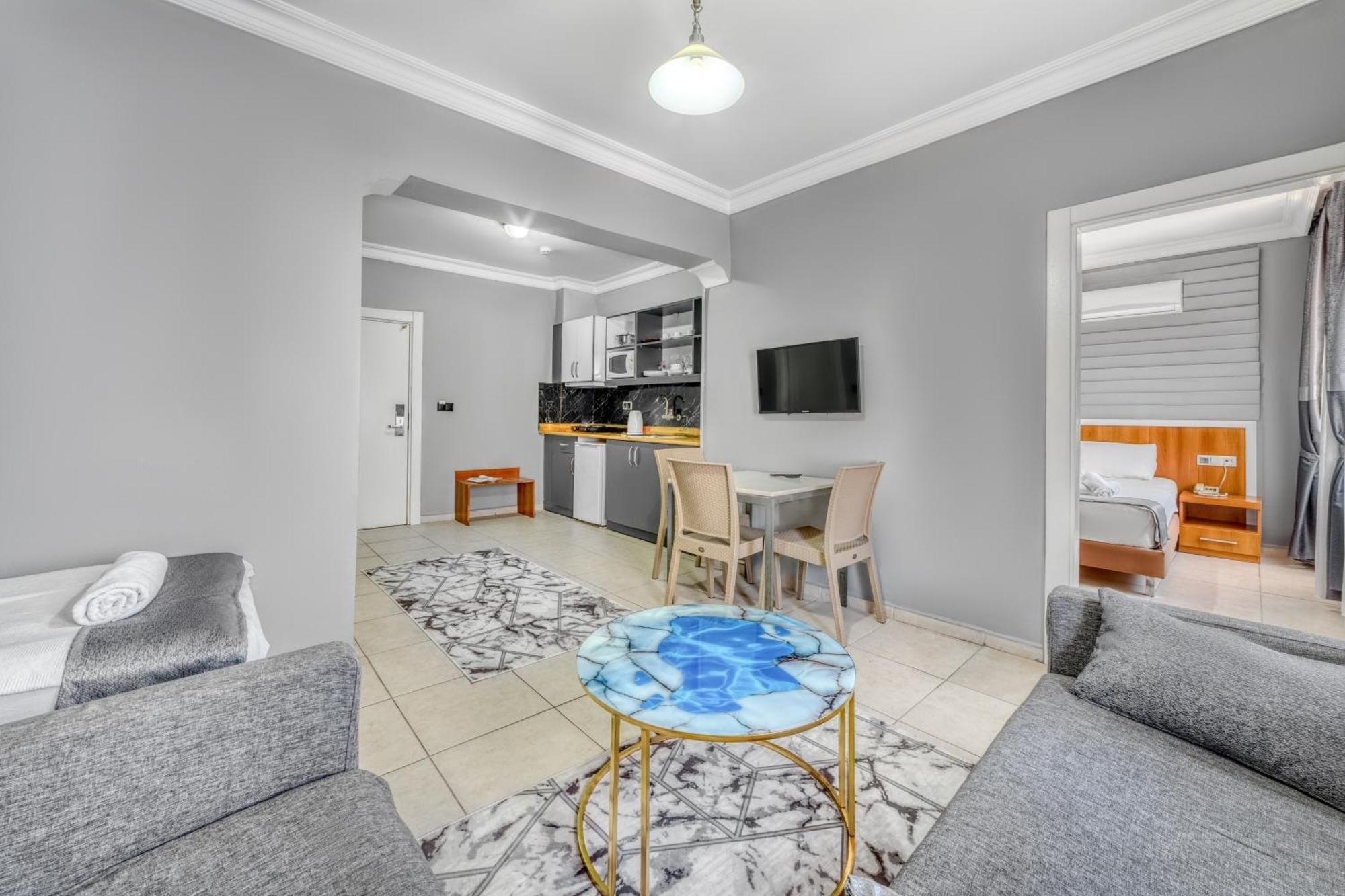 Kleopatra Icaria Apart Hotel Alanya Exteriör bild