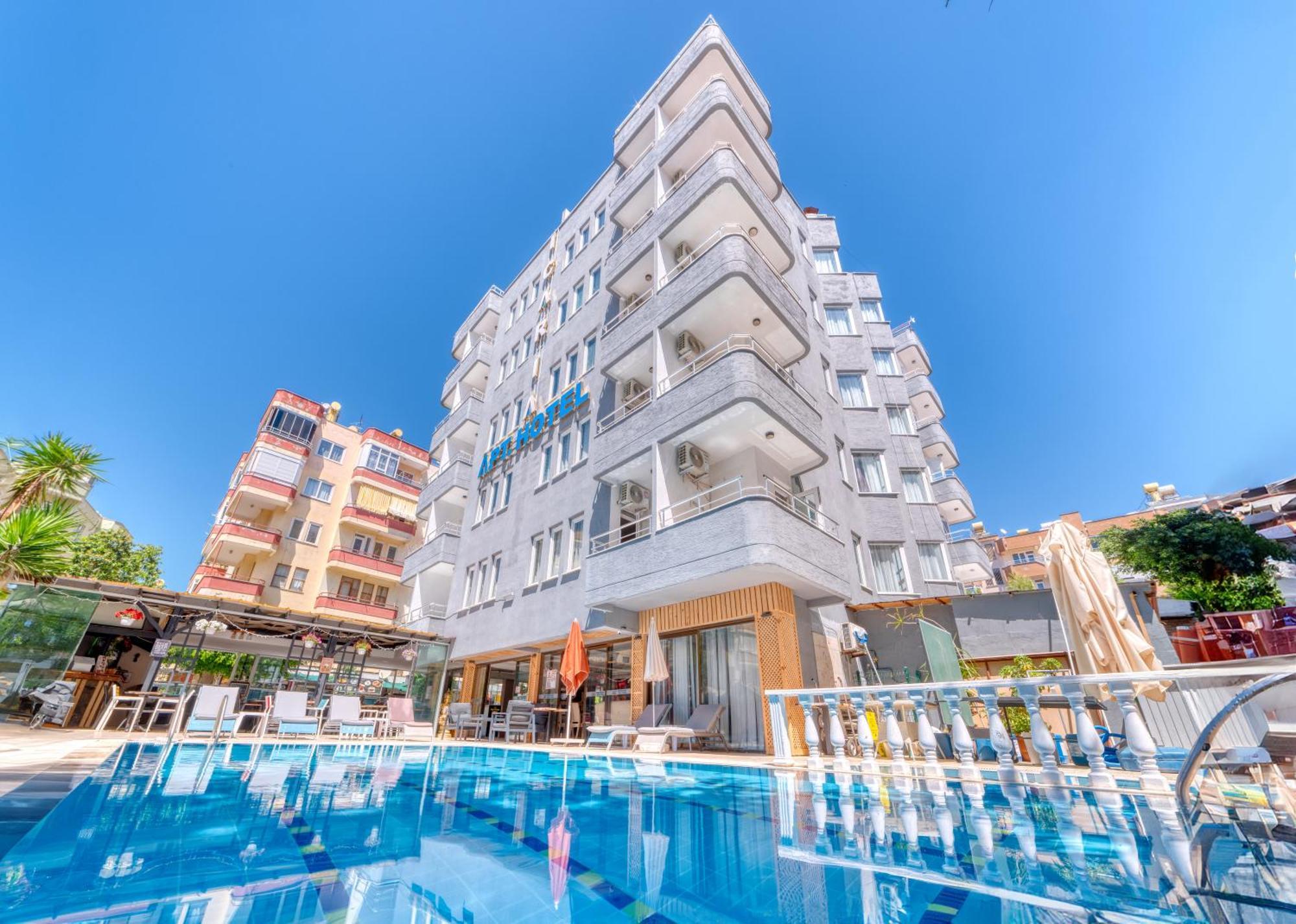 Kleopatra Icaria Apart Hotel Alanya Exteriör bild