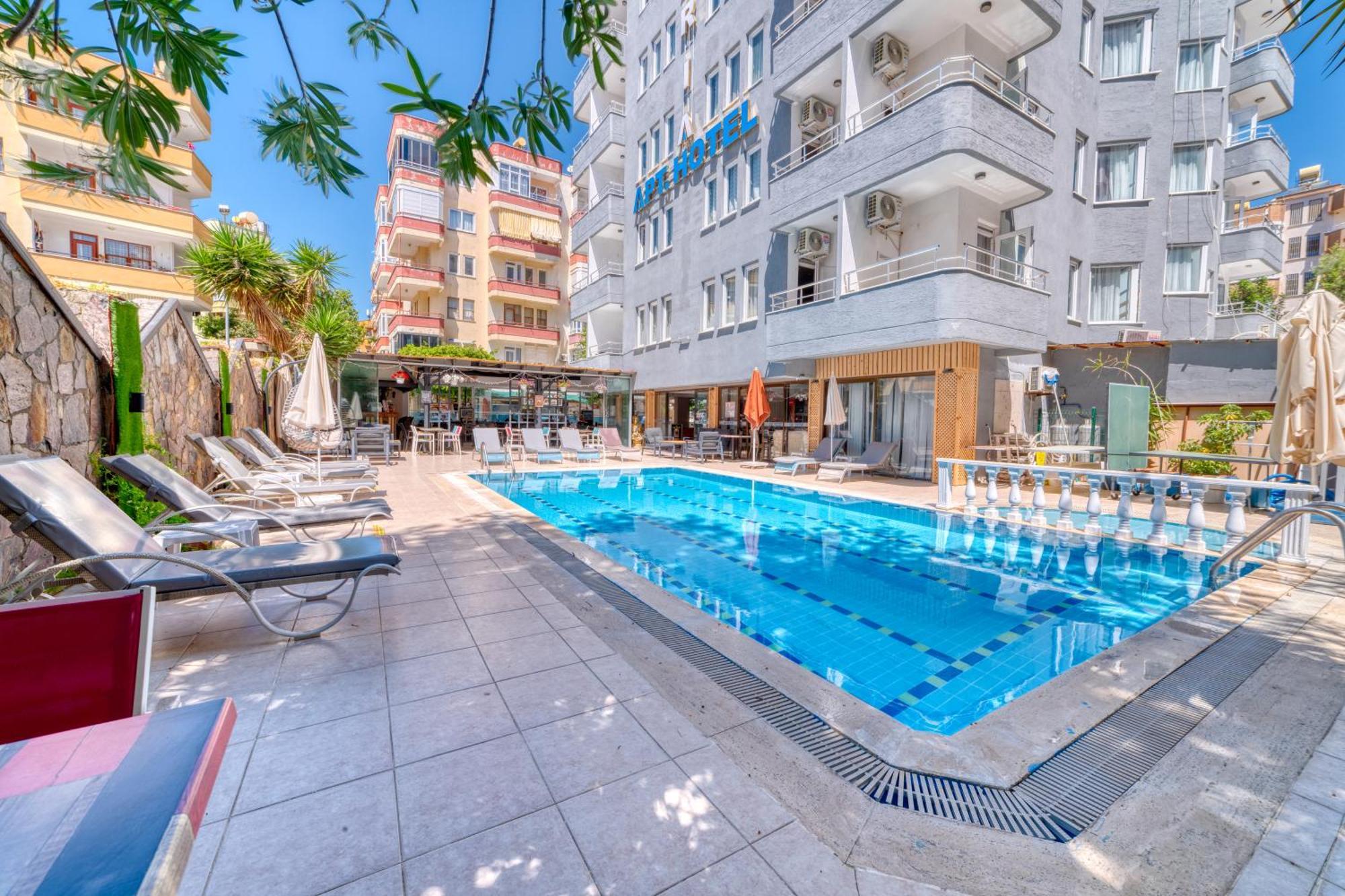 Kleopatra Icaria Apart Hotel Alanya Exteriör bild